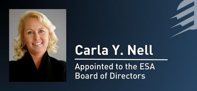 Carla Y Nell appointed to ESA board of directors
